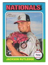 2024 Topps Heritage #660 JACKSON RUTLEDGE Washington Nationals