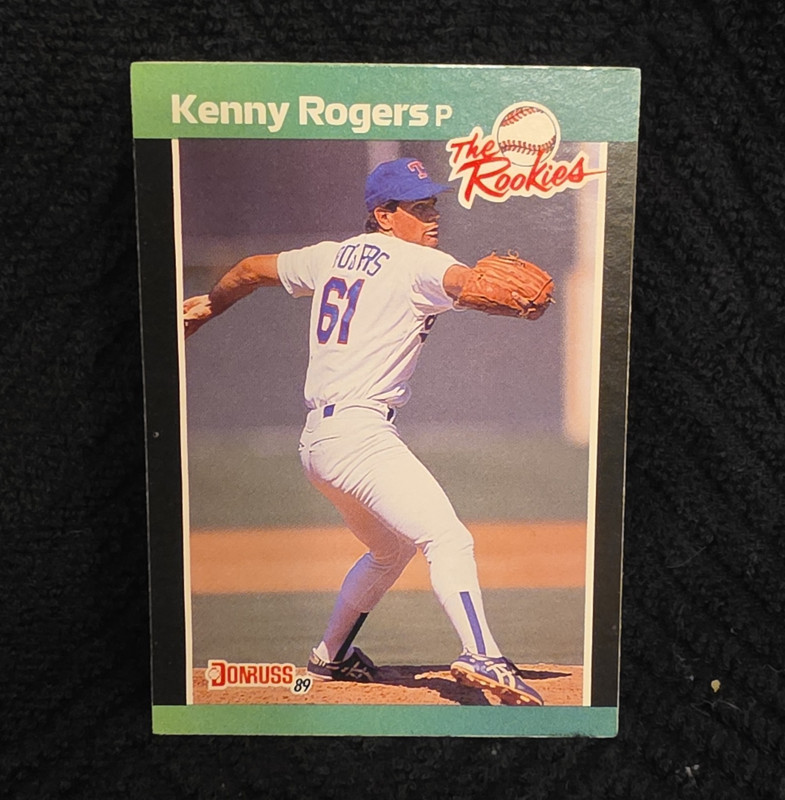 Donruss 1989 The Rookies Kenny Rogers Texas Rangers #13 Rookie Card