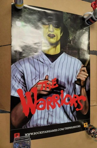 The Warriors 36"x24" Rockstar Games Promo Poster Near Mint RARE