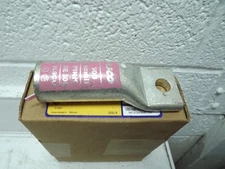 Box of 3  Ilsco ALNS-500-12 500 MCM Aluminum Crimp Lug Single 1/2" Stud