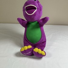 Vintage Barney Talking, Singing And Light Up 14" 94602 Verified Working 2001