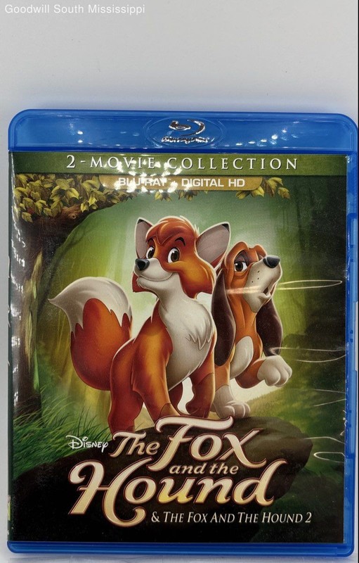 Disney The Fox And The Hound 1 & 2 Blu Ray Dvd