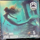 Pan Silver Company Mermaid 5-gram .999 Fine Silver Collectible Bar