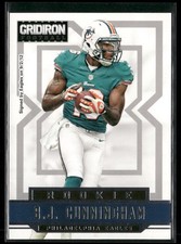 2012 Panini Gridiron #205 B.J. Cunningham Silver X's #/250