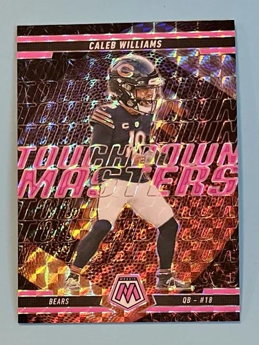 2025 Panini Mosaic Touchdown Masters Pink Caleb Williams #13 Chicago Bears