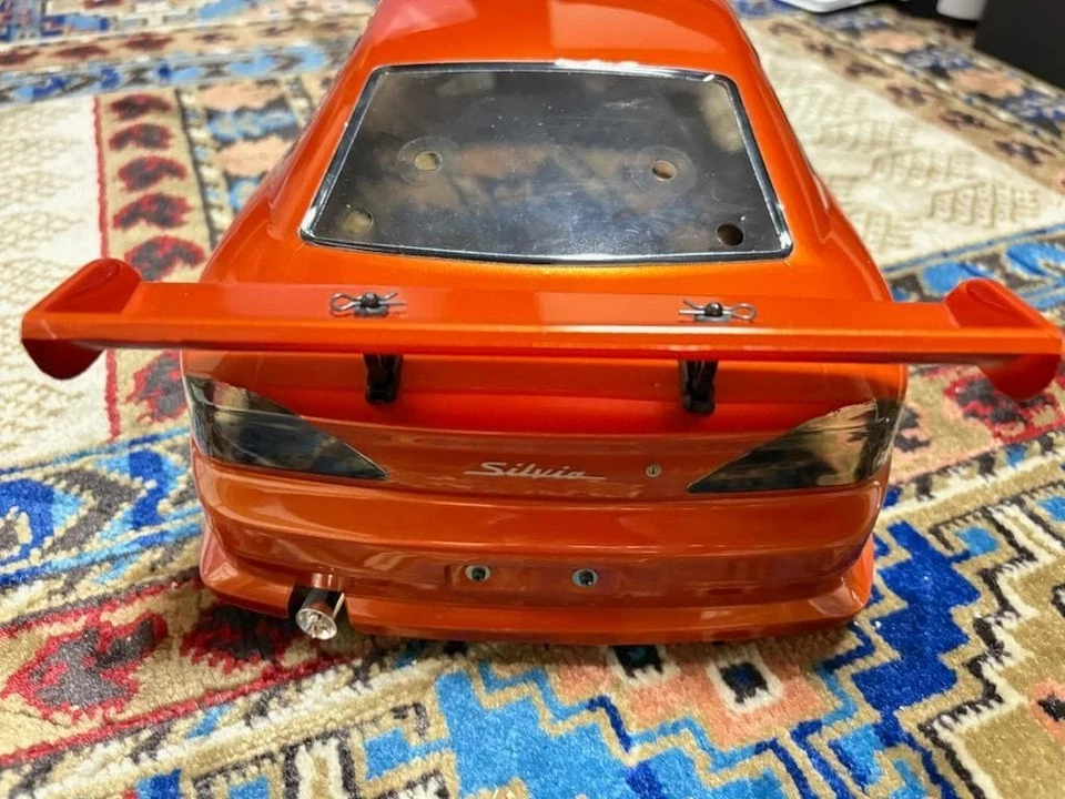 Carrocería Nissan S15 Silvia RC Solo 1:10 Naranja Pintado Personalizado Pandora Foto 2 de 4