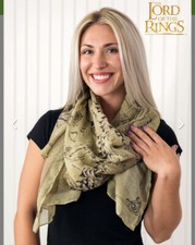 NWT Lord of the rings middle earth map scarf One Size For Women