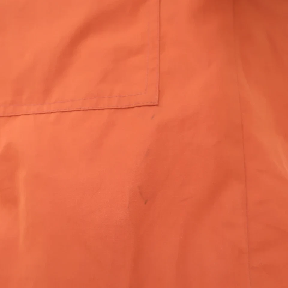 Moon Young Hee 双排扣大衣 Burnt 橙色棉 38 码超大夹克 — 第 4/4 张图片