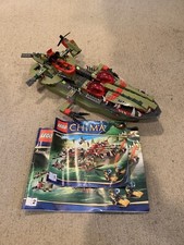 LEGO 70006 LEGENDS OF CHIMA: Cragger's Command Ship incomplete With Instructions