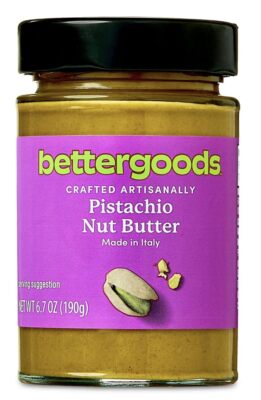 Bettergoods Pistachio Nut Butter 6.7 Oz Creamy Spread for Pastries Toast Yogurt