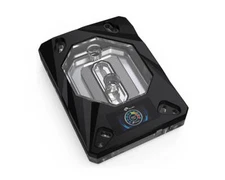 Bykski CPU-RAY-ON-M CPU Water Cooling Block w/ Temp Digital Display - Black w...