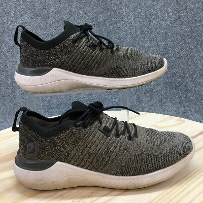 FootJoy Shoes Mens 8 M Flex XP Golf Sneakers Gray Mesh Round Toe Low Top 95336