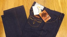 VTG Maverick Blue Bell Fashion Denim Blue Jeans 12 Reg NOS USA Made 26 x 27 7
