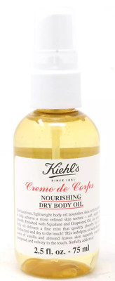 Kiehl's Creme De Corps Nourishing Dry Body Oil  2.5oz/75ml New