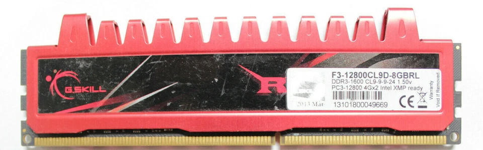 16GB Kit G.SKILL Gaming Desktop Memory ( 4GB x4 ) PC3-12800U DDR3-1600 Shield - Image 4 of 4