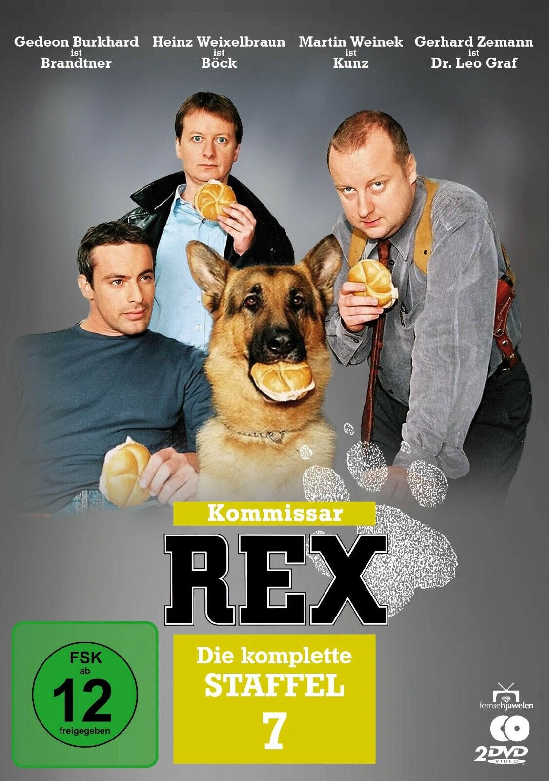 Image of Kommissar Rex   Staffel 7   mit Gedeon Burkhard   Fernsehjuwelen  2 DVDs 