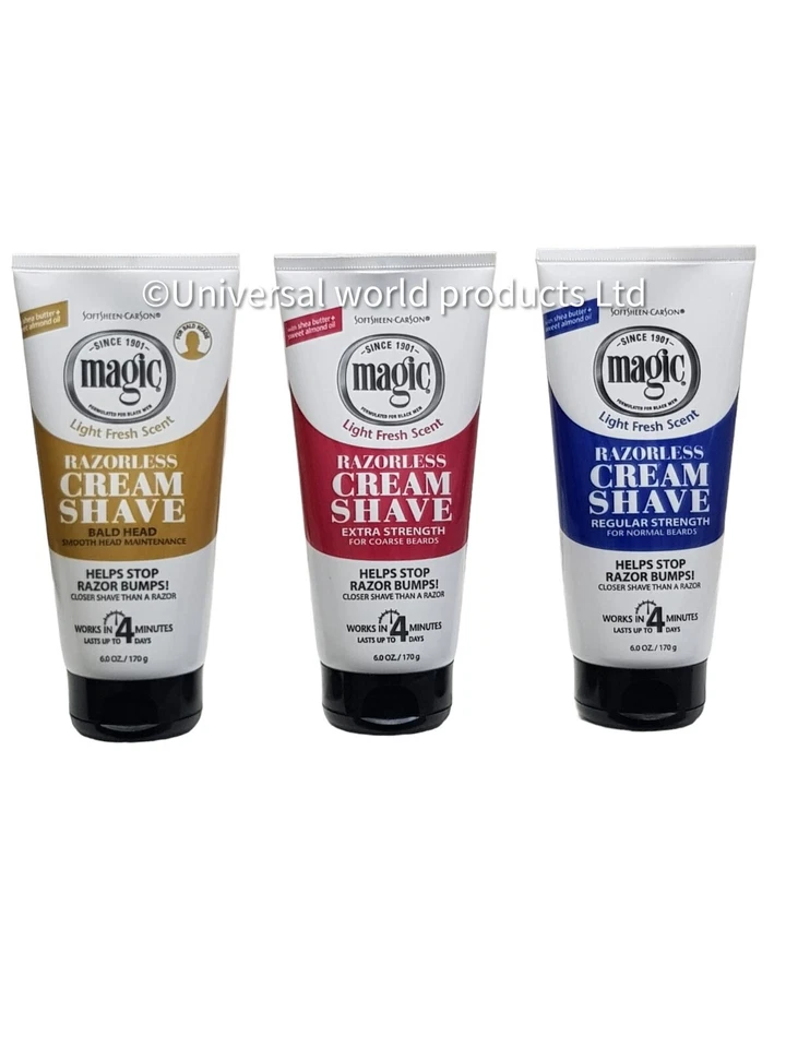 1 x Softsheen Carson Magic Razorless Cream Shave