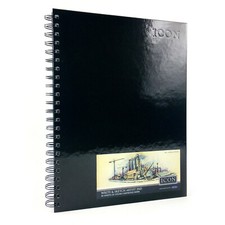 A4 Sketch Book Pad White Paper 135gsm Spiral Bound Hardback 50 Sheets