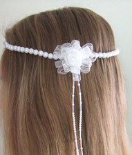 Kommunionkränzchen Haarkranz Kranz Haarschmuck zum Kommunionkleid weiß