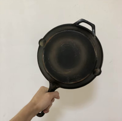Realistic PU Foam FRYING PAN Prop Tools Halloween Costume Stage Movie RUBBER