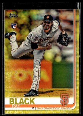 2019 TOPPS WALGREEN'S YELLOW 333 Ray Black - San Francisco Giants RC