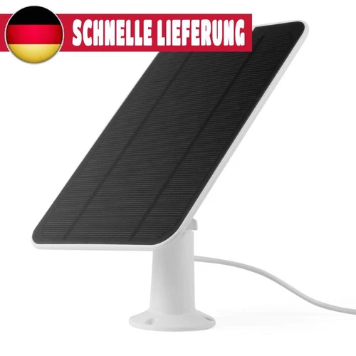 10W 5V wasserdichte Solarmodule Micro-USB-Ladegerät PET für Beleuchtung (weiß)