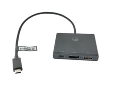 1BG94AA Hub for hp USB-C Laptops USB-C to USB-A, USB-C, HDMI , Black