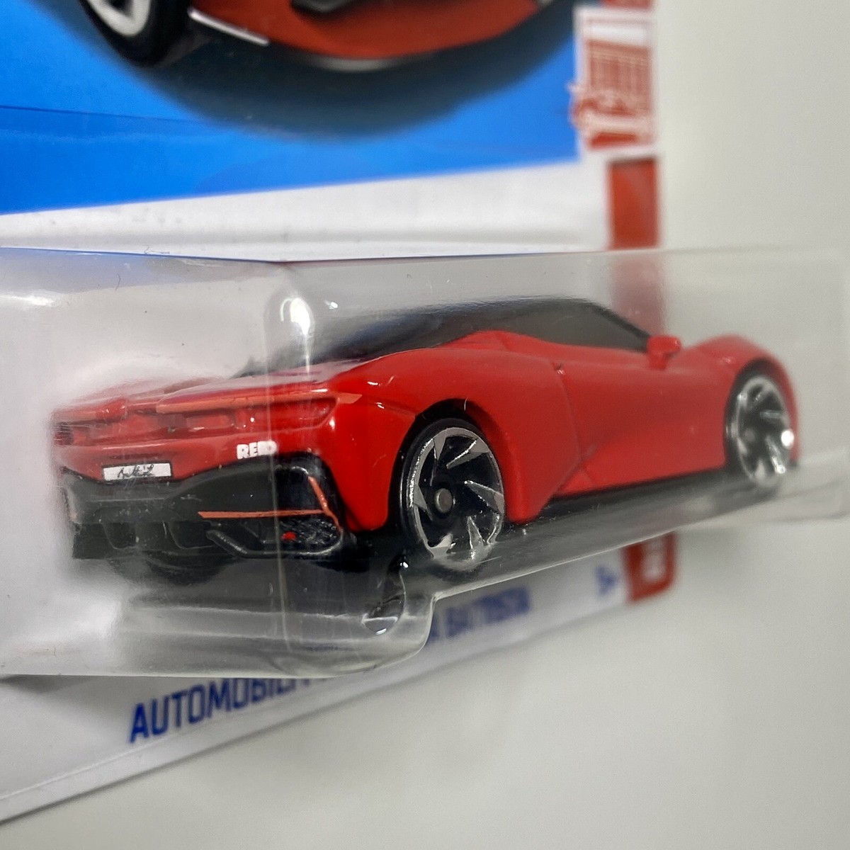 Hot Wheels 1/64 Automobili Pininfarina Battista #5/10 - Modèle 2023 Blanc, Série Mainline, Neuf En Boîte
