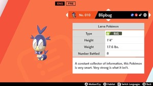 Square Shiny 6iv Gmax Blipbug Pokemon Sword And Shield Quick Delivery Ebay