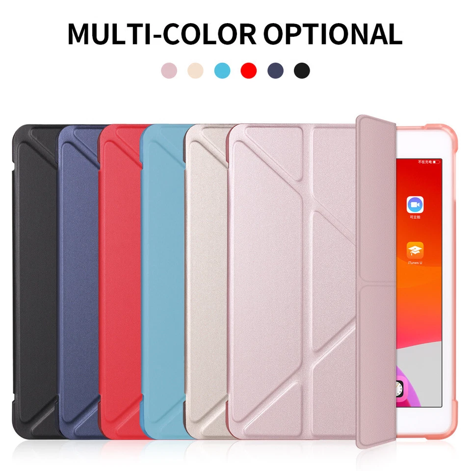 Funda inteligente de PU con soporte para lápiz para Apple iPad 10th 9th 8th Air 5 Pro 11 Foto 2 de 4