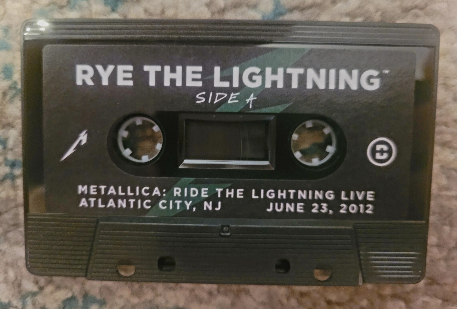 Metallica Rare Rye The Lightning Cassette Tape Blackened Ride eBay