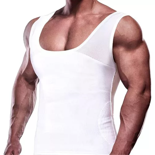 Corsetto superiore uomo miglior dimagrante body shaper trimmer controllo pancia serbatoio cintura maschio - Foto 22 di 31