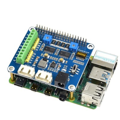 2.5A Stepper Motor Driver Controller HAT for Raspberry Pi Zero 2W 3 4 Model B