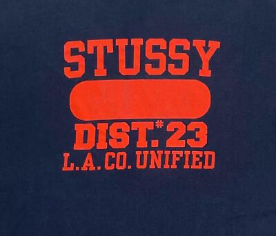 Stussy Vintage T Shirt 2000's Y2K Los Angeles Unified Gym Logo | eBay