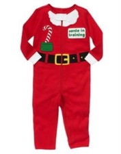 NWT GYMBOREE Santa in Training Gymmies Pajamas 3-6 / 6-12 / 12-18 / 18-24 / 2T