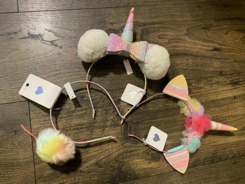 Floral Unicorn Headband for Children Carnival Accessories  display picture 1