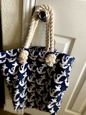 Women's Shoulder Bag L Beach Foldable Waterproof Lining Rope