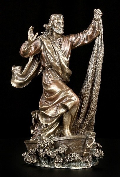 Jesus-Figur Als Fischer - Veronese Heiligen Statue Deko-image
