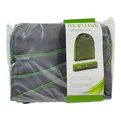 Revitive Carry Bag  Sac for Revitive Circulation Booster, Gray/Green, Canvas