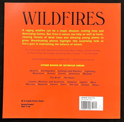 2nd Grade & Up - SCIENCE - WILDFIRES Reading Book (2000, Seymour 