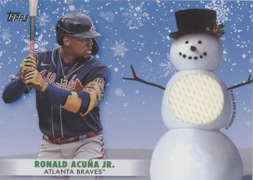 2023 Topps Holiday RONALD ACUNA JR RARE CODE 515 #H43 Christmas