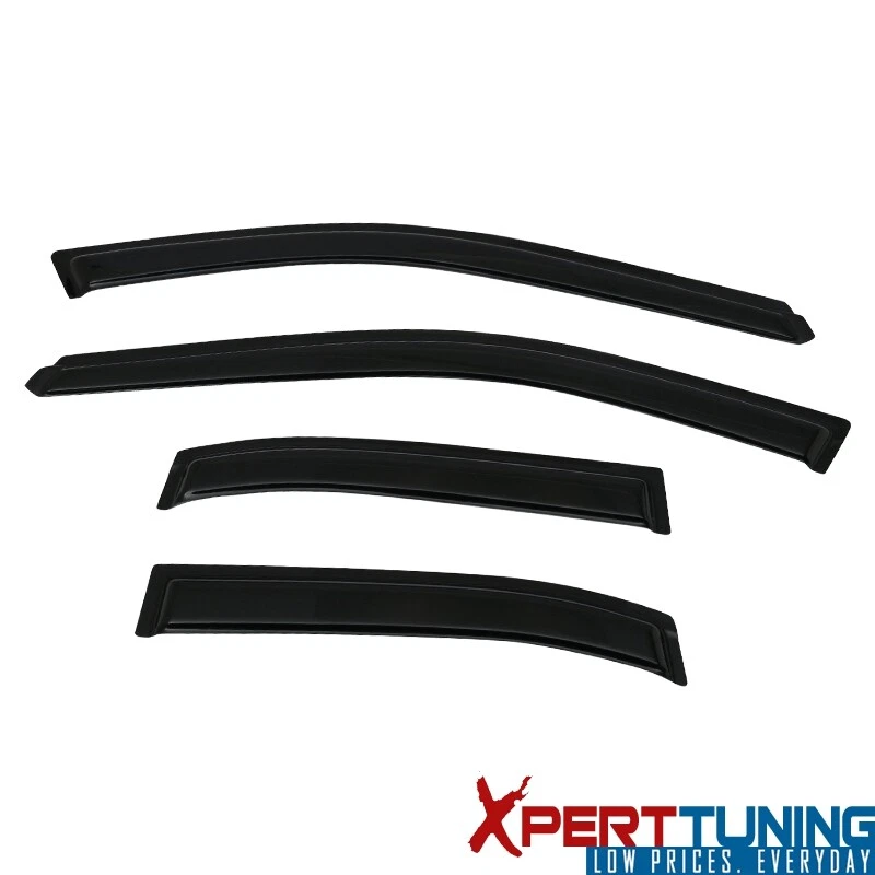 Fits 98-01 Nissan Altima L30 Tape On Window Visors Vent Rain Guard Deflector Foto 3 de 4