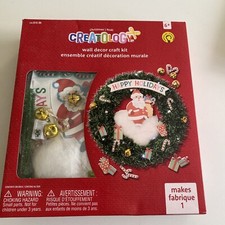 Creatology Children's Craft Kit Christmas Wreath Santa