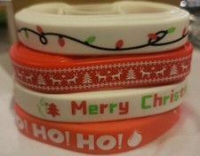 6 Adult/Teen Silicone Wristbands Rubber Bracelets Christmas Lot of 4 Total 24