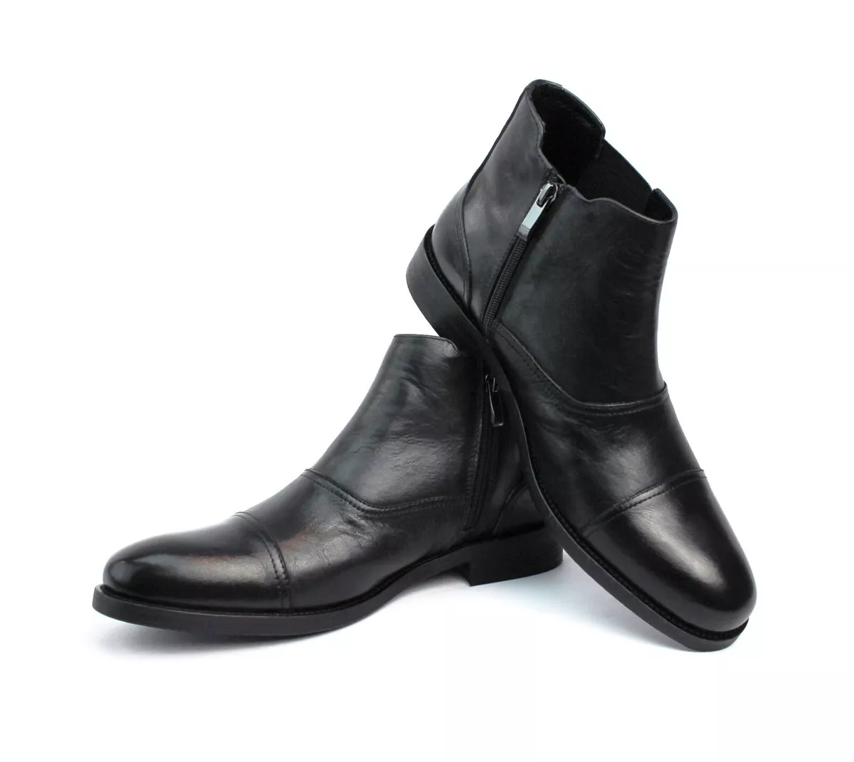 Mens zipper deals chukka boots