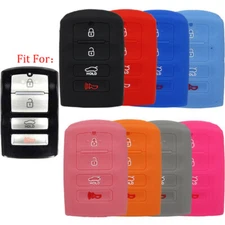 Fit KIA Cadenza 4 Button  Smart Remote Key Fob Silicone Case Cover
