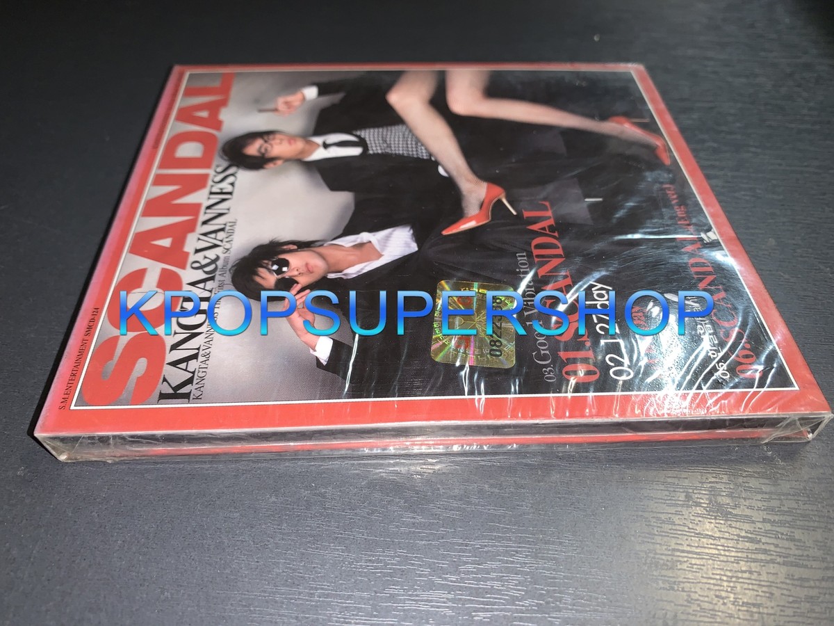 Kangta & Vanness 1st Single Album Scandal CD Booklet New Sealed