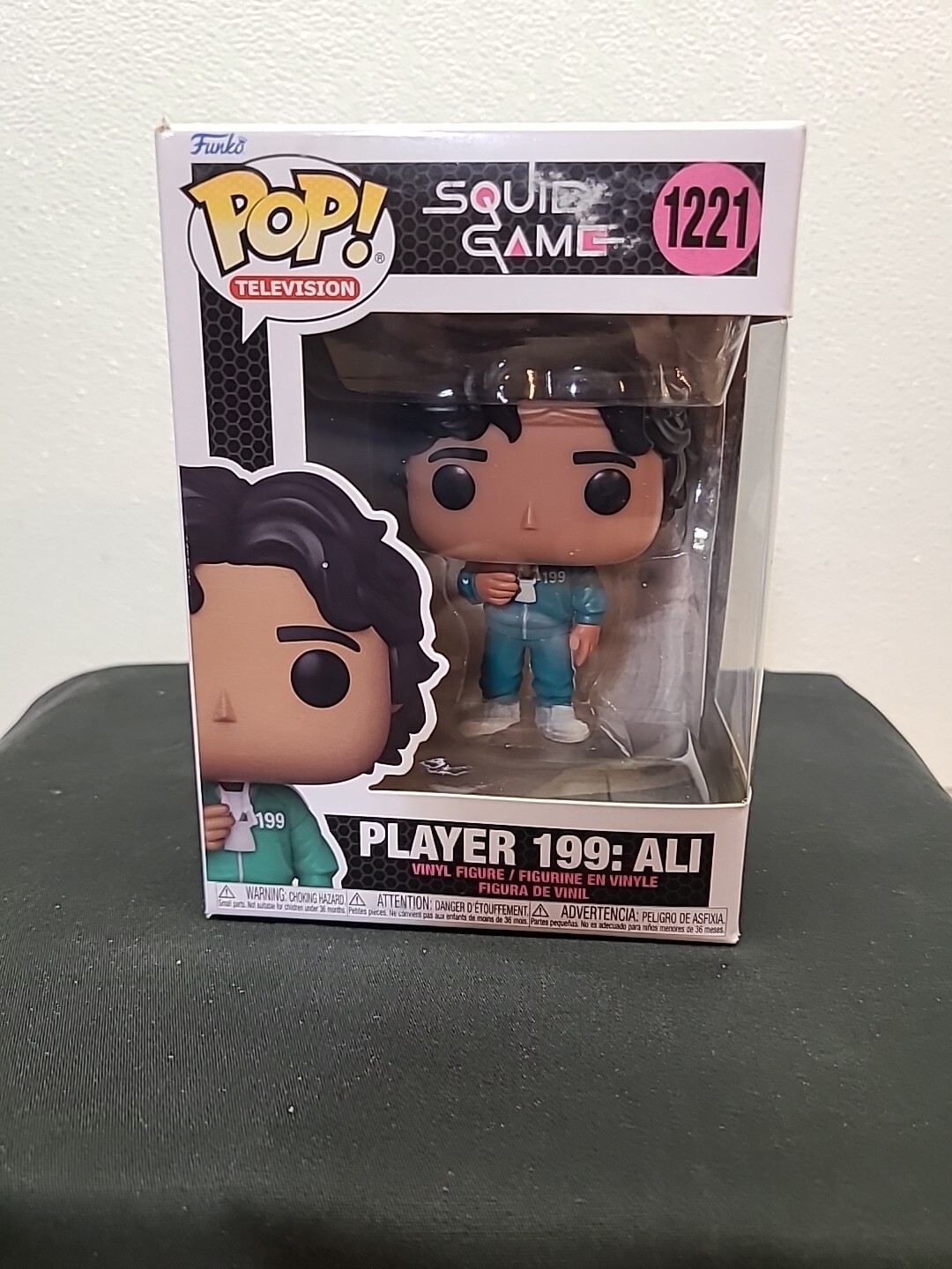 Funko Pop! Figura De Vinilo 199 Reproductor De Abdul Ali Player #1221 De Netflix Squid Game #1221