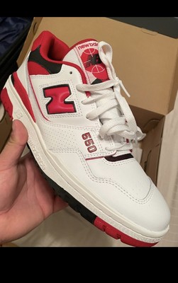 Size 13 - New Balance 550 White Team Red 2020