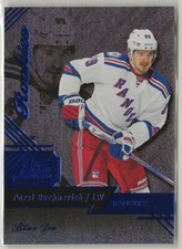 2016-17 Fleer Showcase Flair Blue Ice Rookie #29 Pavel Buchnevich Row 0 137/199